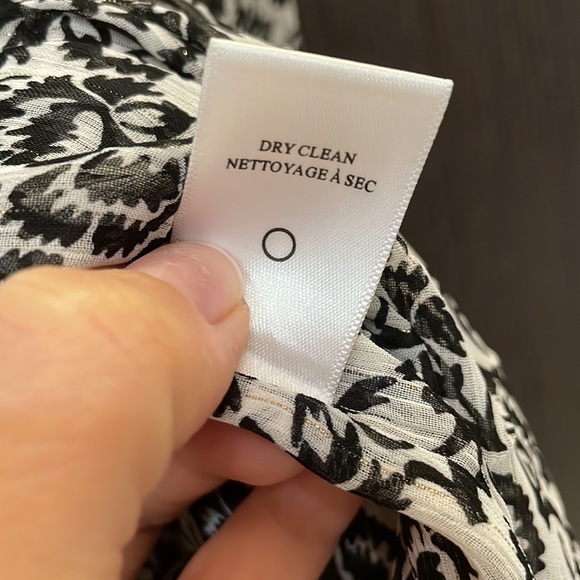 A.L.C. Black/White Macpherson Tie Front Halter Floral casual Maxi  Brand New - Picture 9 of 10